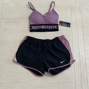Under Armour & Nike workout set